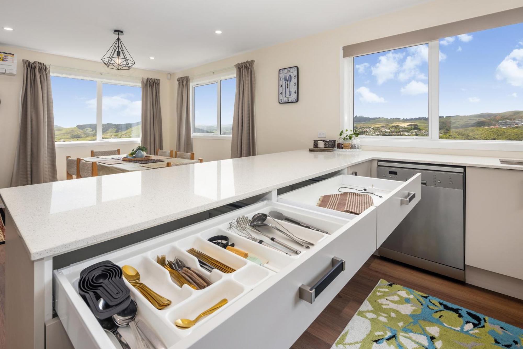 Stunning View, Privacy, Close To Ferry & Brand-New Wellington Exteriér fotografie